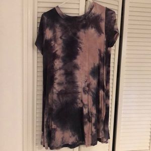 GINGER G tie dye t-shirt dress